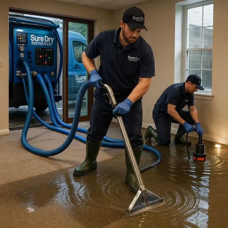 Water Extraction and Removal process in Twin Lakes, VA